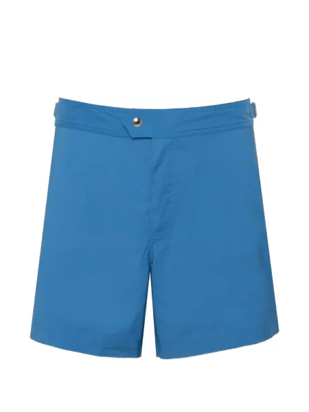 Slip de baie Tom Ford cu cataramă albastru