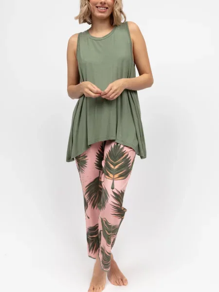 Пижама Cyberjammies из модала зеленая