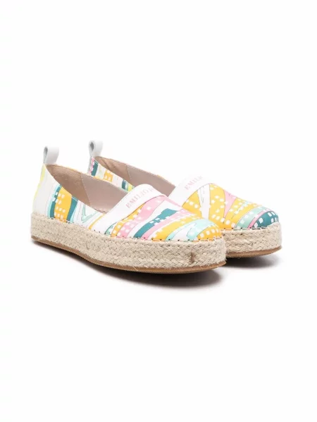 Espadryle dziecięce Pucci białe