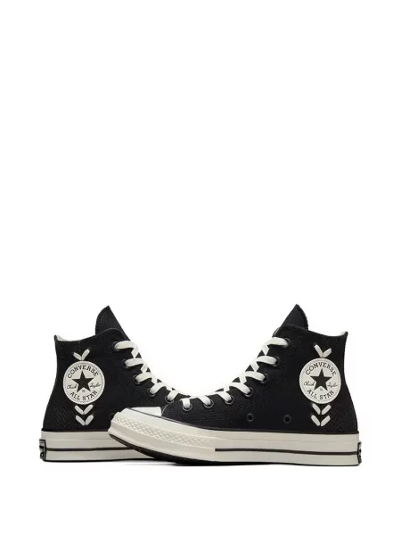 Sneakerși Converse Chuck 70 alergare cu cataramă cu bretele alb