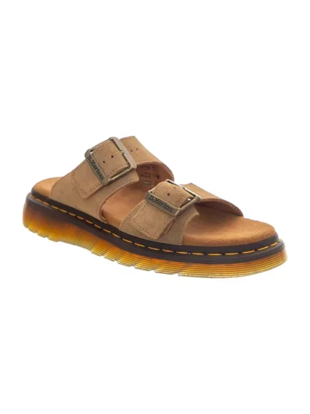 Klapki Dr. Martens beżowe