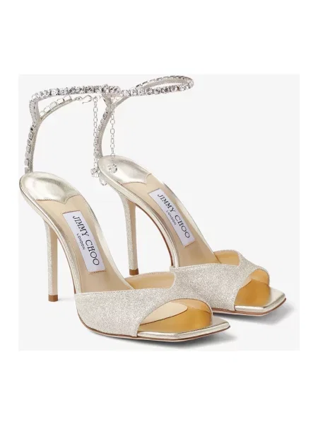 Czółenka Jimmy Choo skórzana szara