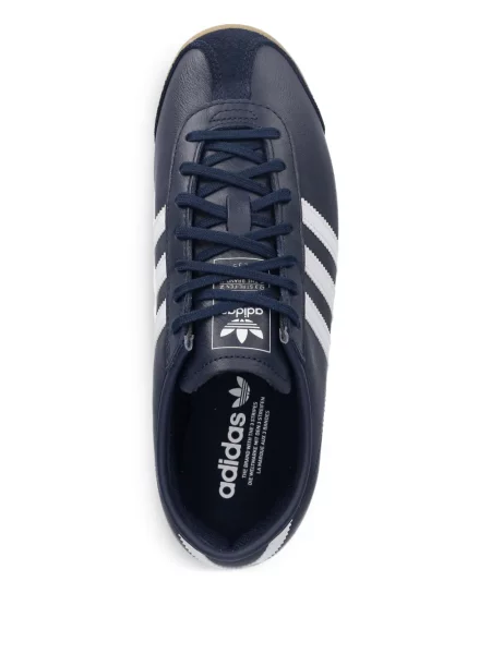 Sneakersy Adidas Spezial prążkowane na platformie czarne