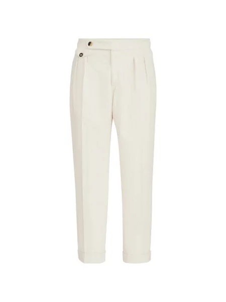 Pantaloni Brunello Cucinelli de catifea cord