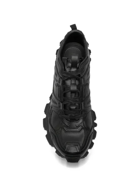 Sneakerși Juun.j cu șireturi din dantelă negru