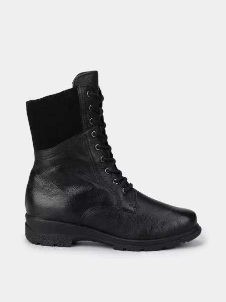 Кожаные ботинки Caprice черные