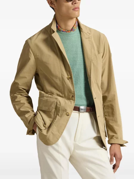 Ριγέ δερμάτινος κάλτσες Polo Ralph Lauren με κορδόνι μαύρο