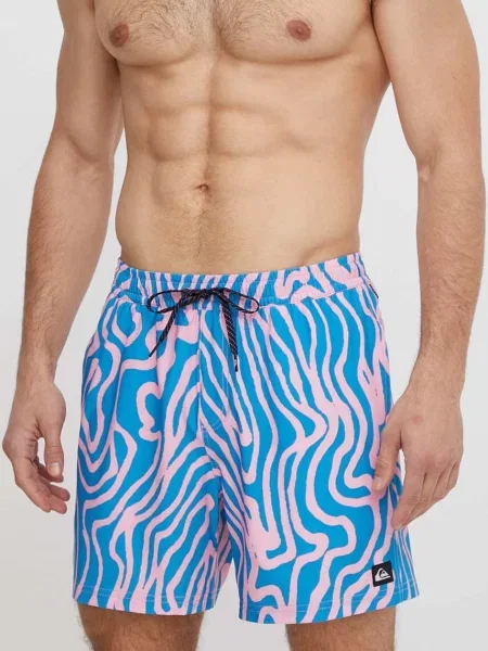 Плувни шорти Quiksilver розово