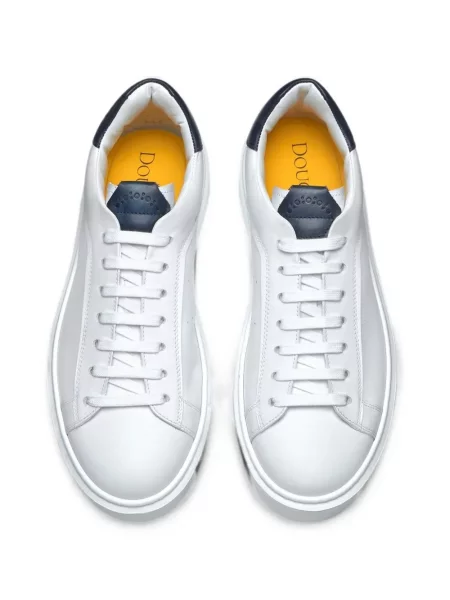 Sneakerși Doucal's din piele alb