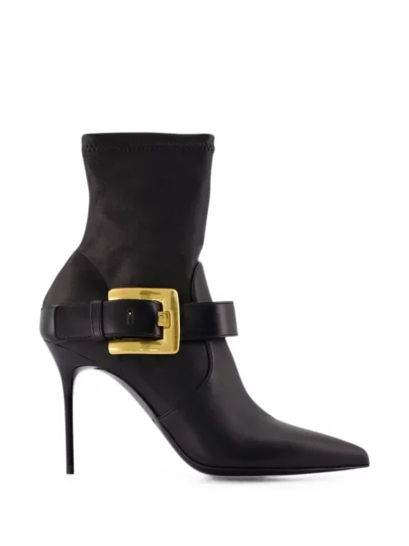 Cizme scurte Balmain cu cataramă negru