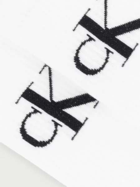 Calvin Klein ponožky pánske s bavlnou biela