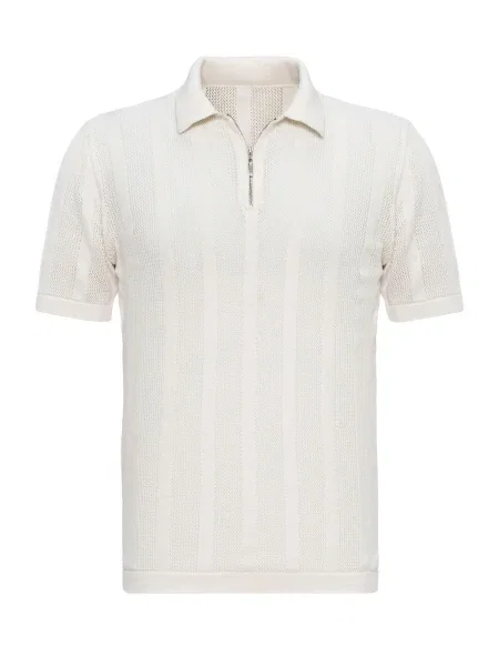 Antioch Pulover ecru alb