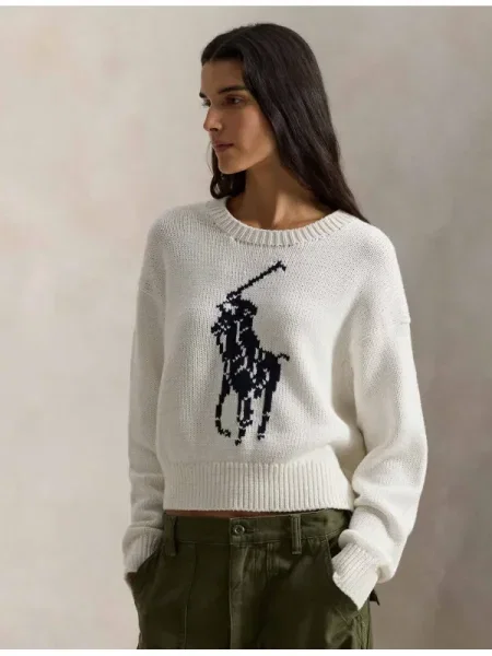 Polo Ralph Lauren Pulover alb