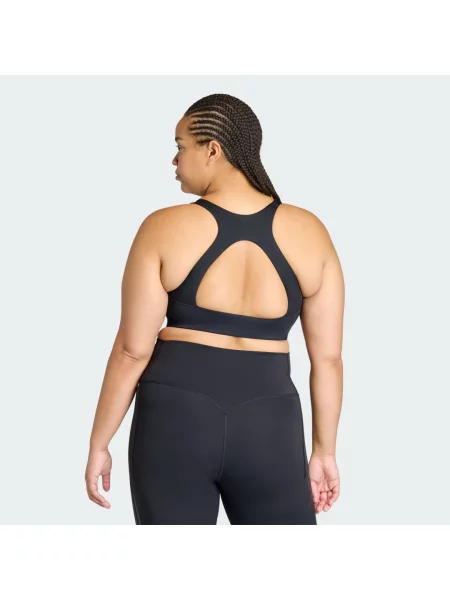 Biustonosz Optime Workout Medium Support Plus Size czarny