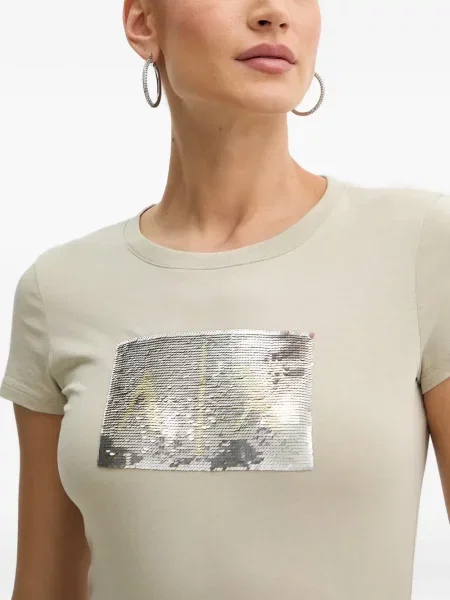 Tricou Armani Exchange cu paiete