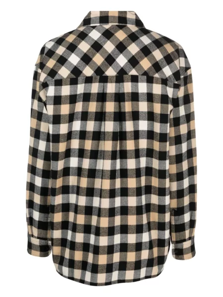 Lung cămașă Woolrich în carouri de flanelă
