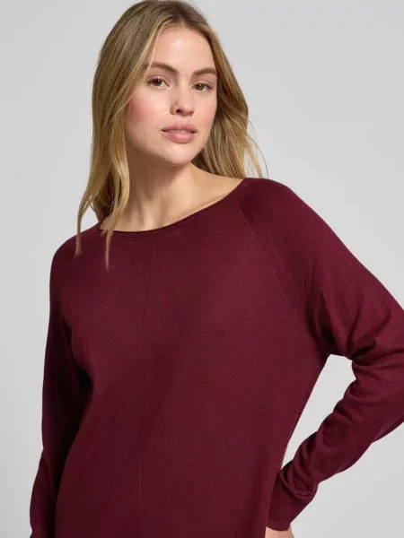 Sukienki casualowe z mieszanki S.oliver Red Label bordowa