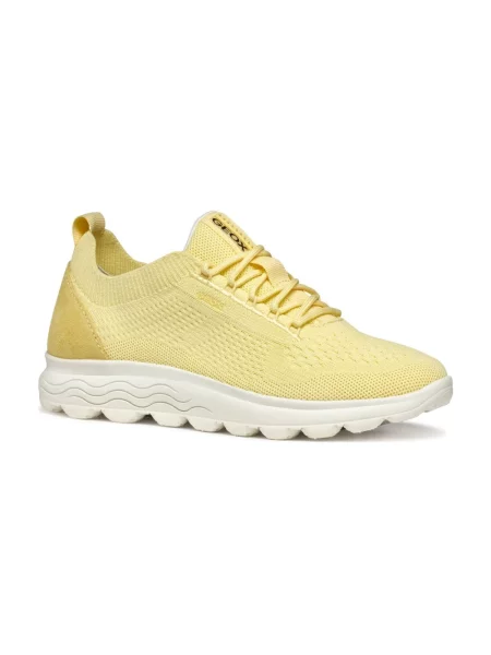 Sneakersy Geox skórzane żółte