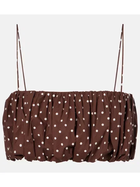 Cropp top Rotate cu buline maro