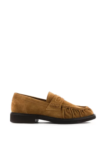 Pantofi loafer Nubikk din piele de căprioară maro