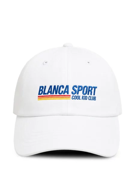 Czapka z daszkiem dziecięca Blanca Sport biała