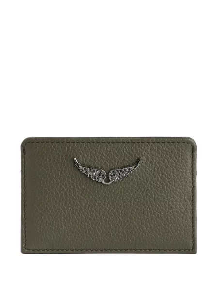 Portofel Zadig&voltaire din piele verde