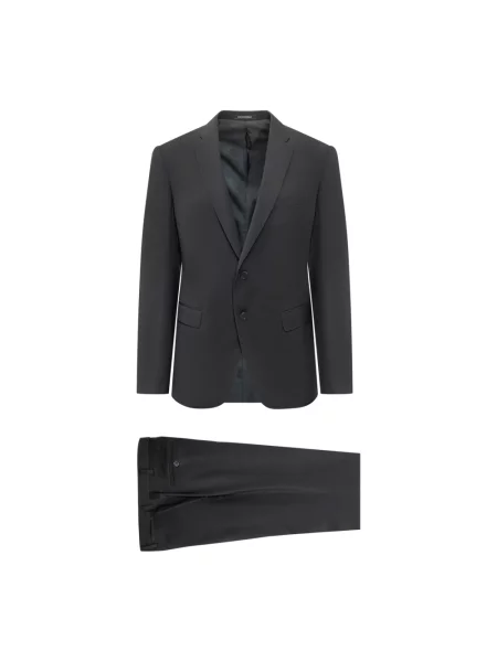 Garnitur Emporio Armani wełniany niebieski