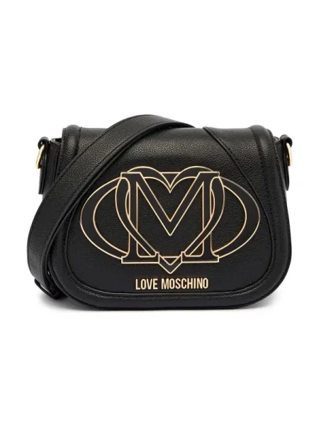 Geanta crossbody Love Moschino negru