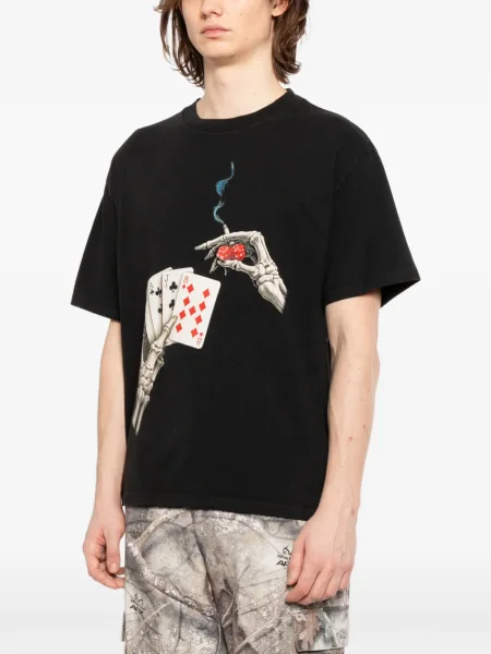 Tricou Melt cu imagine negru