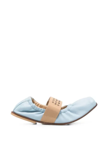 Balerinki dziecięce Mm6 Maison Margiela niebieskie