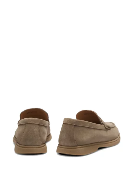 Pantofi loafer Boss din piele de căprioară