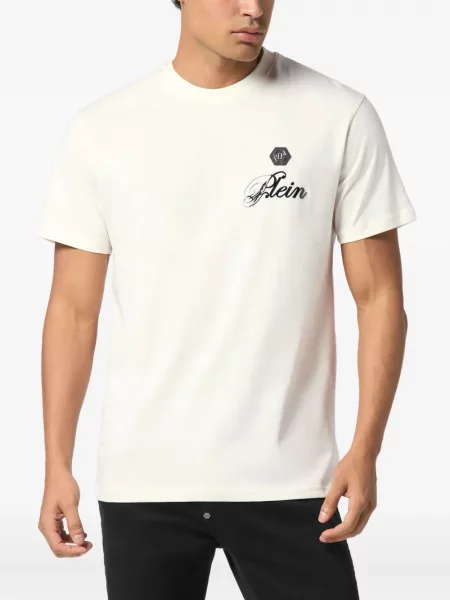 Μπλούζα Philipp Plein με σχέδιο λευκό