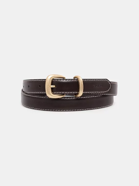 Calvin Klein pas usnjeni rjava