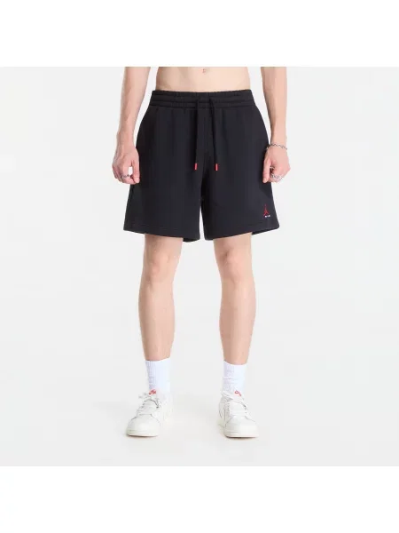 Szorty Jordan Brooklyn Fleece Shorts Black/ University Red M czarne