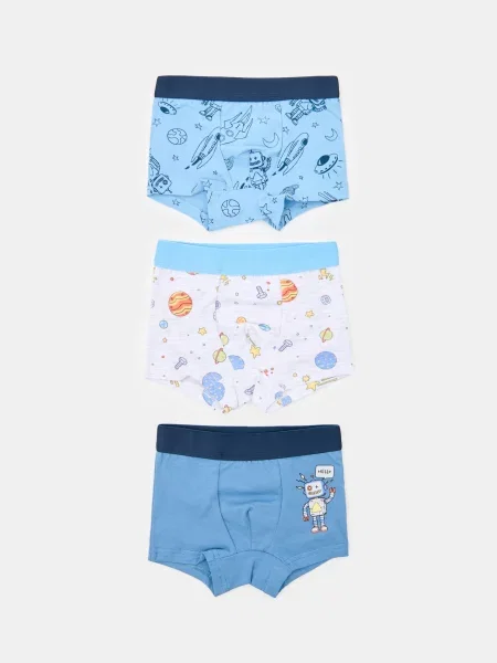 Sinsay boxerky s vesmírným motivem 3 pack vícebarevná