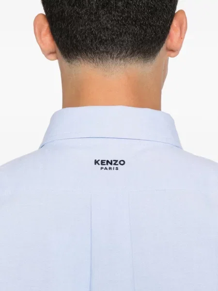 Cămașă Kenzo cu model floral albastru