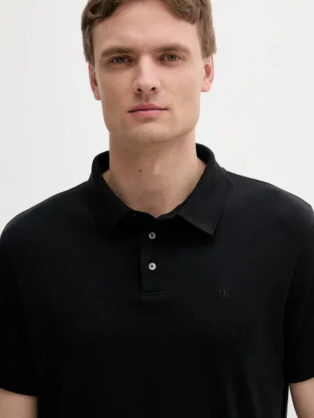 Polo tričko Calvin Klein černá