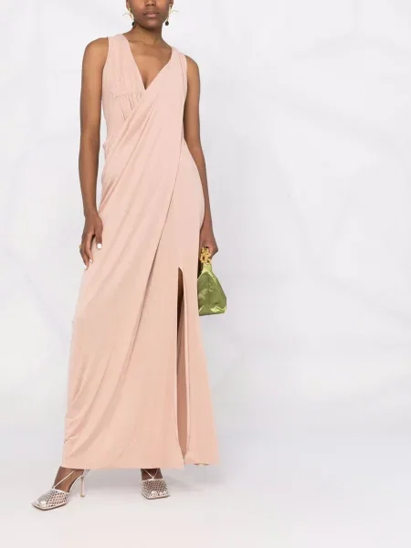 Odgovarati haljina Alberta Ferretti s draperijom