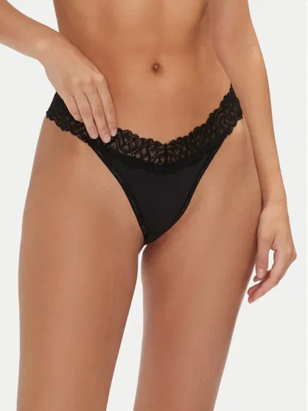 Calvin Klein String bugyik Attraction' fekete