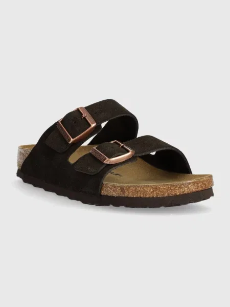 Natikači iz semiša Birkenstock Arizona rjava