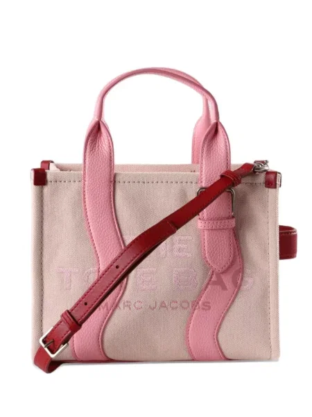 Geantă shopper Marc Jacobs din piele roz