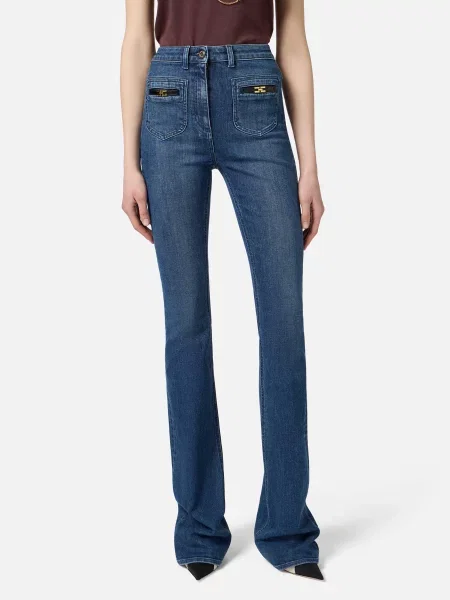 Джинсы Elisabetta Franchi синие