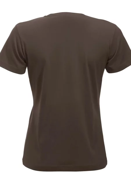 Clique New Classic-T – Klasyczny T-shirt z bawełny nowoczesny brązowa