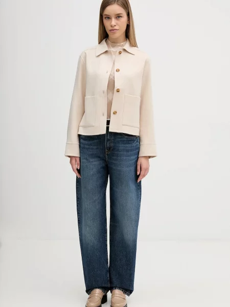 Светр Barbour Savannah легкий півгольф бежевий