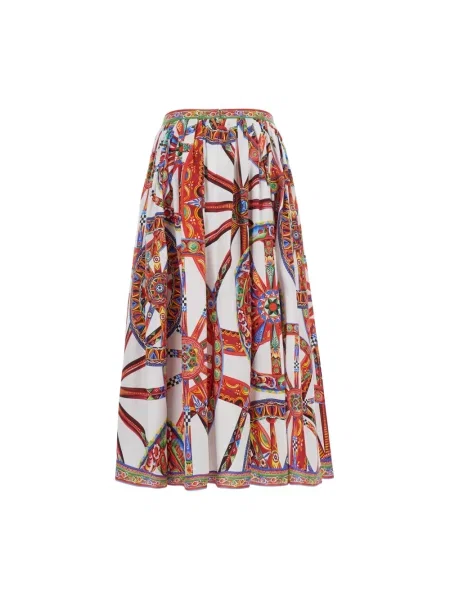 Długa spódnica maxi Dolce And Gabbana z nadrukiem