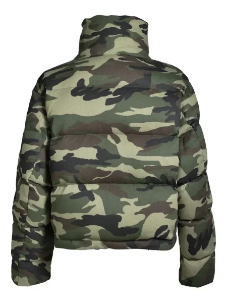 Geacă Breath cu model camuflaj verde