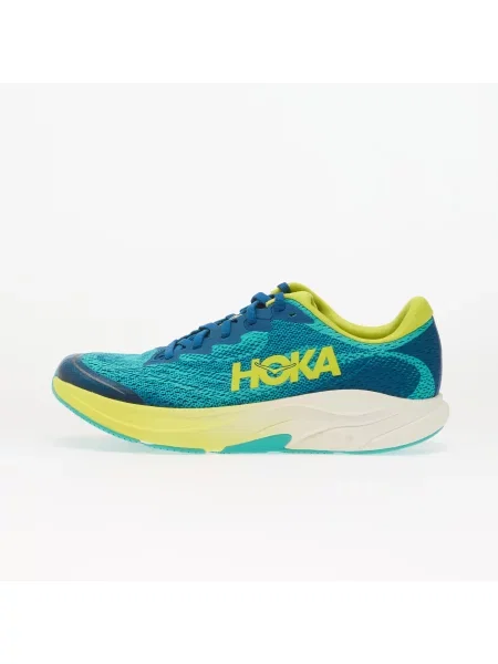 Gyerek futócipők HOKA Rincon 4 electric aqua/neon hoka citrus. Méret: 38 EU kék