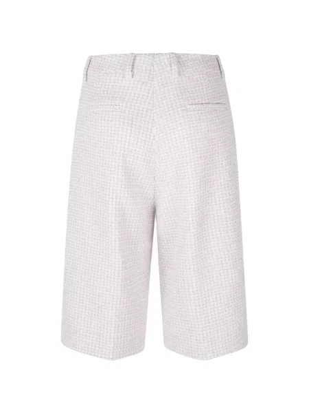 Bouclé pantaloni scurți Tagliatore alb