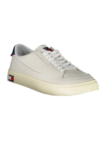 Trampki Tommy Jeans skórzane białe