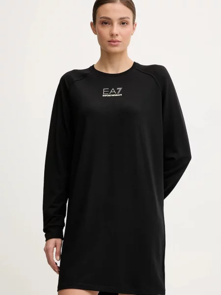 Emporio Armani rochie mini drept negru